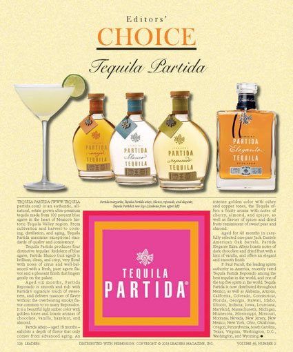 Editors Choice - Tequila Partida